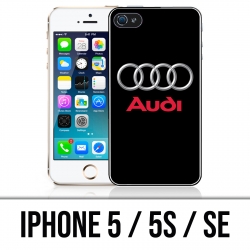 Coque iPhone 5 / 5S / SE - Audi Logo Métal