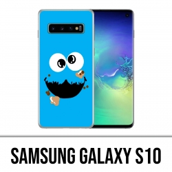 Coque Samsung Galaxy S10 - Cookie Monster Face