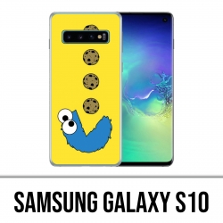 Coque Samsung Galaxy S10 - Cookie Monster Pacman