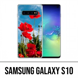 Samsung Galaxy S10 Case - Poppies 1