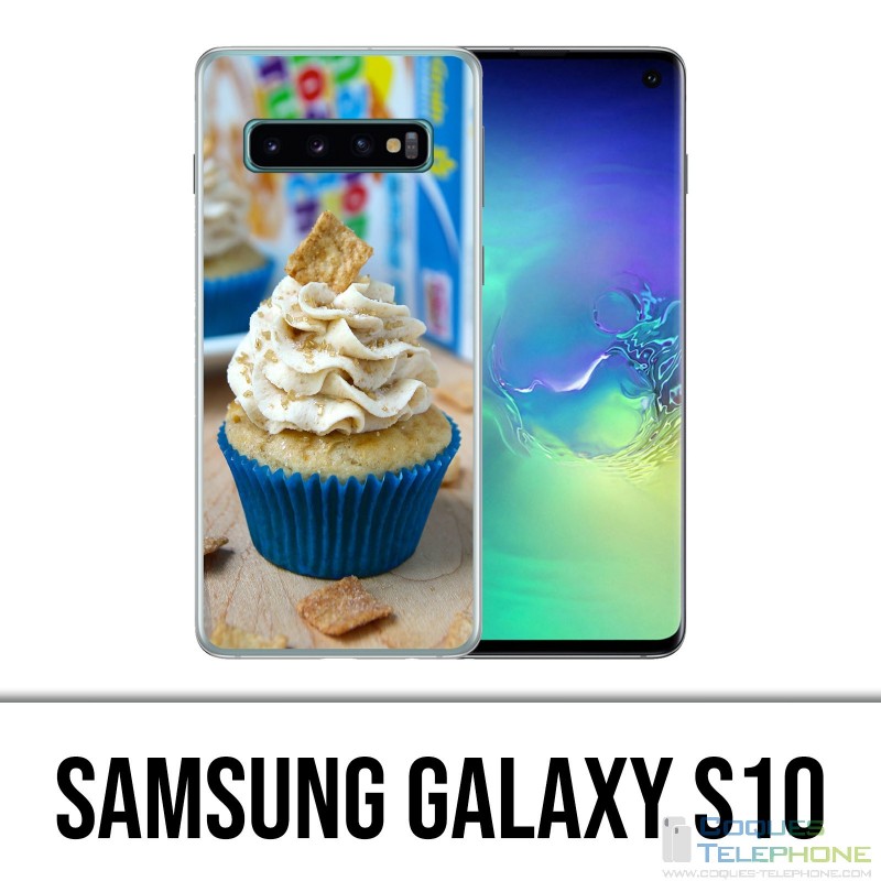 Coque Samsung Galaxy S10 - Cupcake Bleu