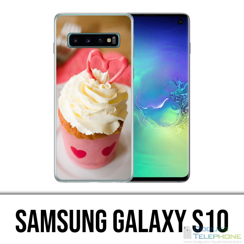 Coque Samsung Galaxy S10 - Cupcake Rose