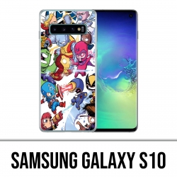 Samsung Galaxy S10 Hülle - Niedliche Marvel Heroes