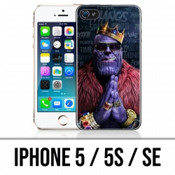 Custodia per iPhone 5 / 5S / SE - Avengers Thanos King