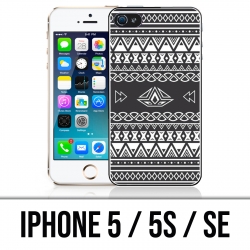 IPhone 5 / 5S / SE case - Gray Azteque