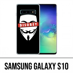 Coque Samsung Galaxy S10 - Disobey Anonymous