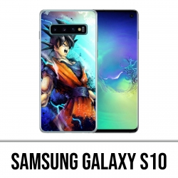 Coque Samsung Galaxy S10 - Dragon Ball Goku Couleur