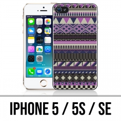 IPhone 5 / 5S / SE Hülle - Azteque Purple