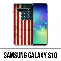 Custodia Samsung Galaxy S10 - Bandiera USA