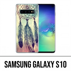 Carcasa Samsung Galaxy S10 - Plumas Dreamcatcher