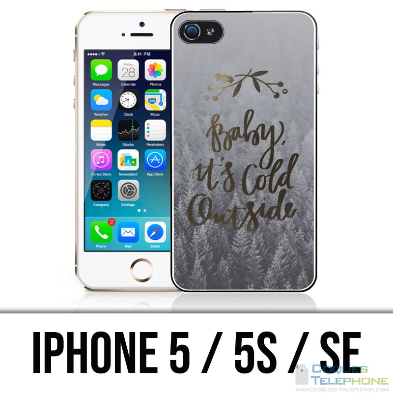 Coque iPhone 5 / 5S / SE - Baby Cold Outside