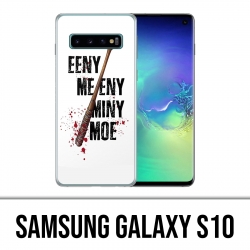 Coque Samsung Galaxy S10 - Eeny Meeny Miny Moe Negan