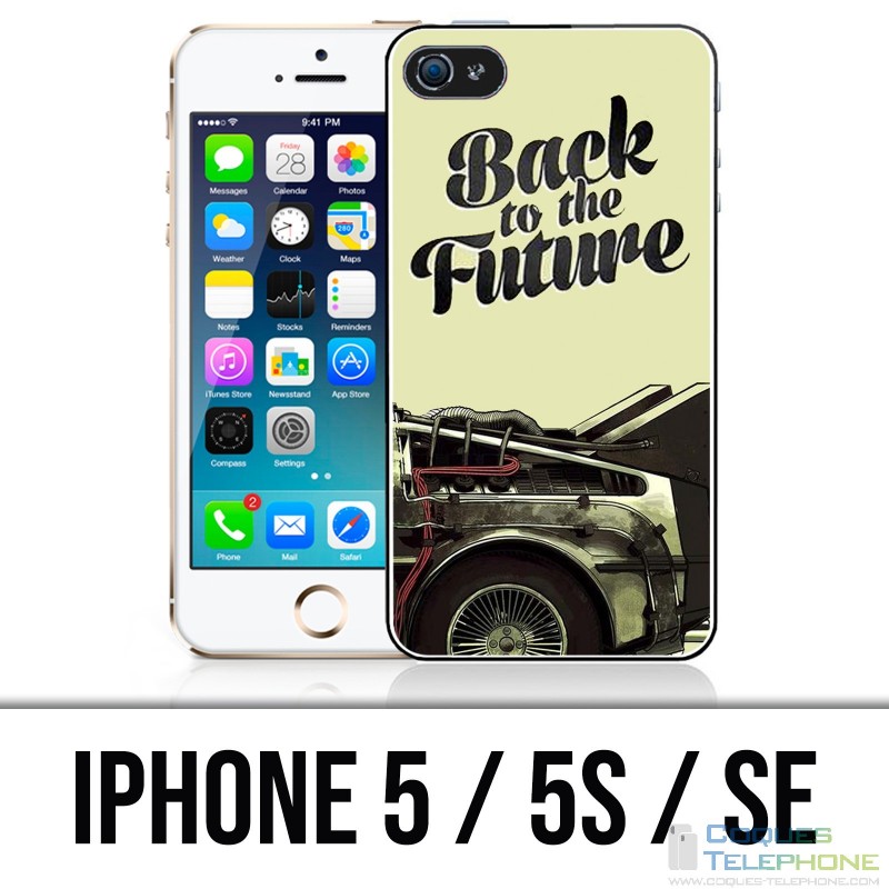 Custodia per iPhone 5 / 5S / SE - Ritorno al futuro Delorean