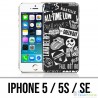 IPhone 5 / 5S / SE Hülle - Rock Badge