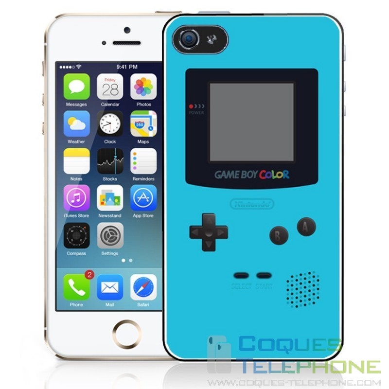 Coque téléphone Game Boy Color - Bleu Turquoise