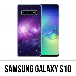 Samsung Galaxy S10 Hülle - Purple Galaxy