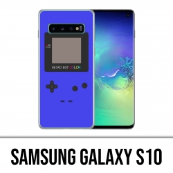 Samsung Galaxy S10 Hülle - Game Boy Farbe Blau