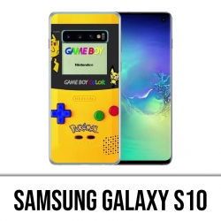 Custodia Samsung Galaxy S10 - Game Boy Color Pikachu Yellow Pokeì lun