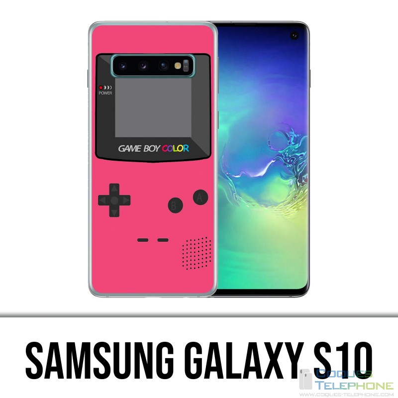 Samsung Galaxy S10 Case - Game Boy Color Pink