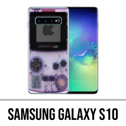 Samsung Galaxy S10 Hülle - Game Boy Farbe Violett