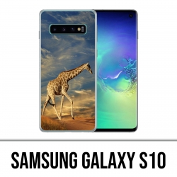 Custodia Samsung Galaxy S10 - Pelliccia di giraffa