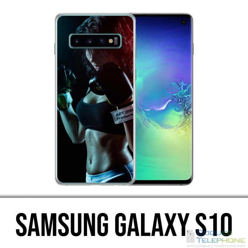 Samsung Galaxy S10 Case - Girl Boxing