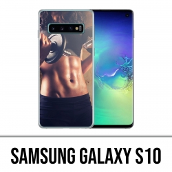 Carcasa Samsung Galaxy S10 - Chica Culturismo
