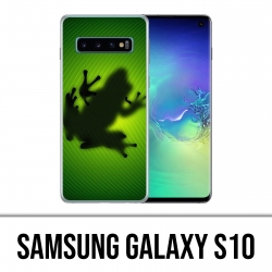Coque Samsung Galaxy S10 - Grenouille Feuille