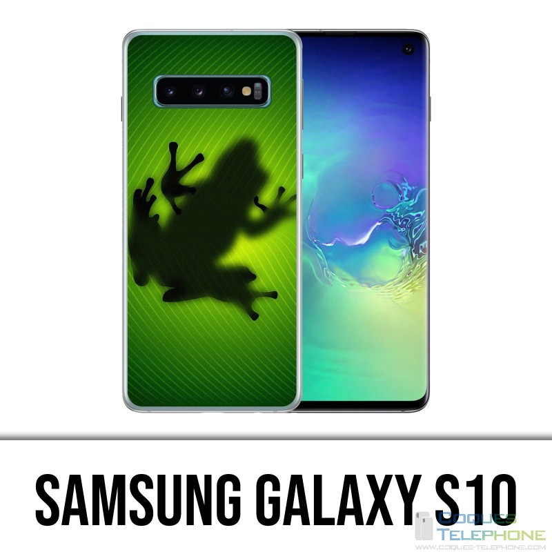 Coque Samsung Galaxy S10 - Grenouille Feuille