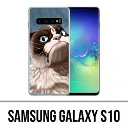 Samsung Galaxy S10 Hülle - Grumpy Cat