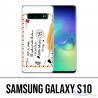 Carcasa Samsung Galaxy S10 - Harry Potter Letter Hogwarts