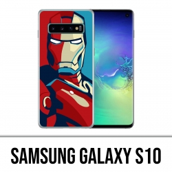 Carcasa Samsung Galaxy S10 - Diseño de Iron Man