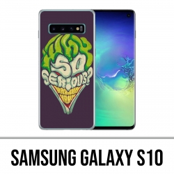 Carcasa Samsung Galaxy S10 - Joker Tan serio