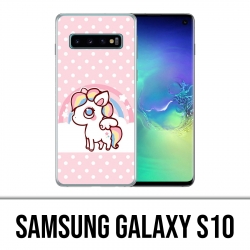 Coque Samsung Galaxy S10 - Licorne Kawaii