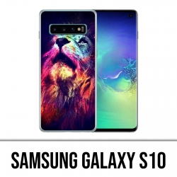 Coque Samsung Galaxy S10 - Lion Galaxie