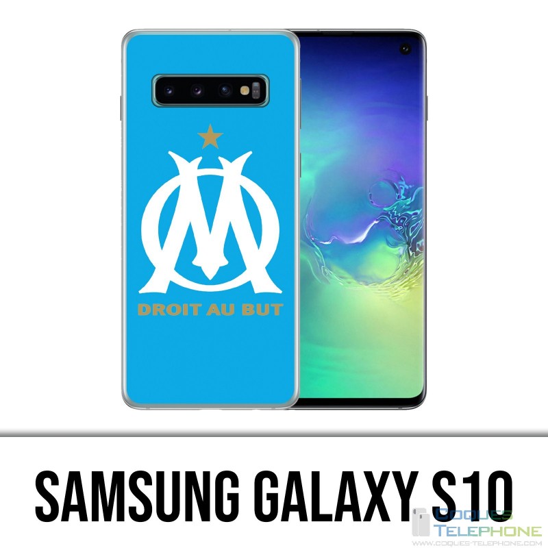 Samsung Galaxy S10 case - Om Marseille Blue Logo