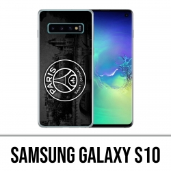Custodia Samsung Galaxy S10 - Logo Psg sfondo nero