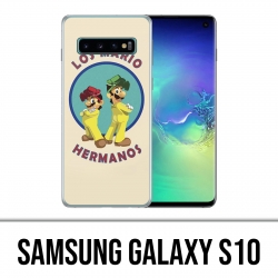 Coque Samsung Galaxy S10 - Los Mario Hermanos
