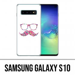 Custodia Samsung Galaxy S10 - Occhiali da sole baffi