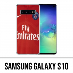 Coque Samsung Galaxy S10 - Maillot Rouge Psg