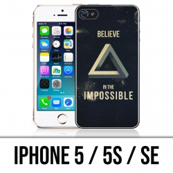 Coque iPhone 5 / 5S / SE - Believe Impossible