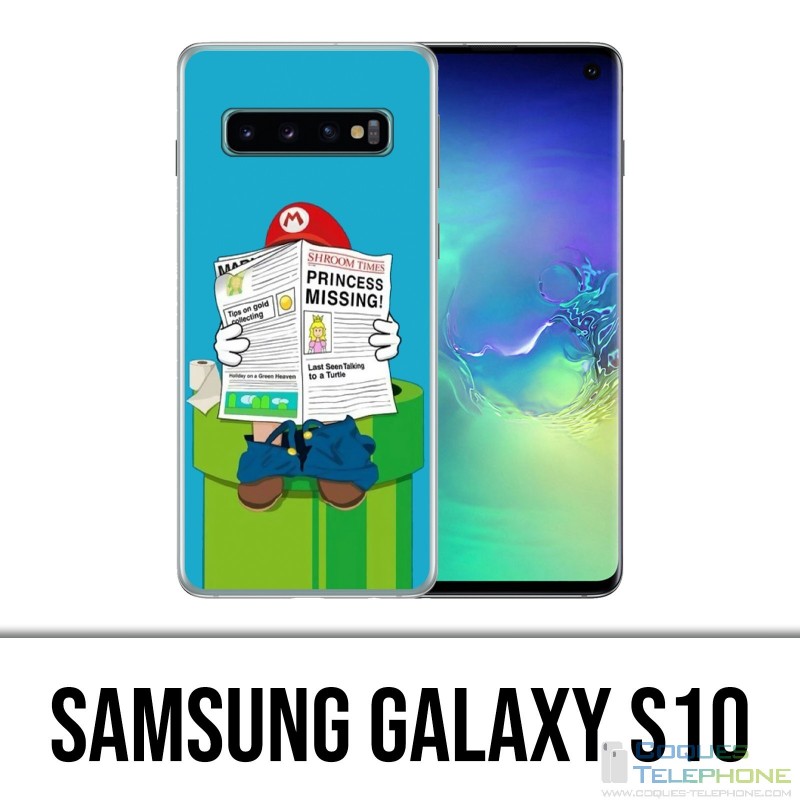 Samsung Galaxy S10 case - Mario Humor