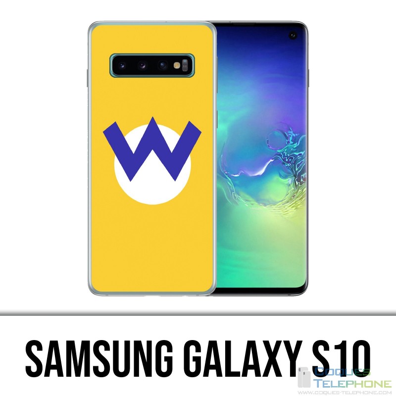 Carcasa Samsung Galaxy S10 - Logotipo de Mario Wario