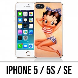 Coque iPhone 5 / 5S / SE - Betty Boop Vintage