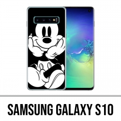 Carcasa Samsung Galaxy S10 - Mickey Blanco y Negro