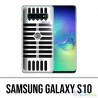 Custodia Samsung Galaxy S10 - Microfono vintage