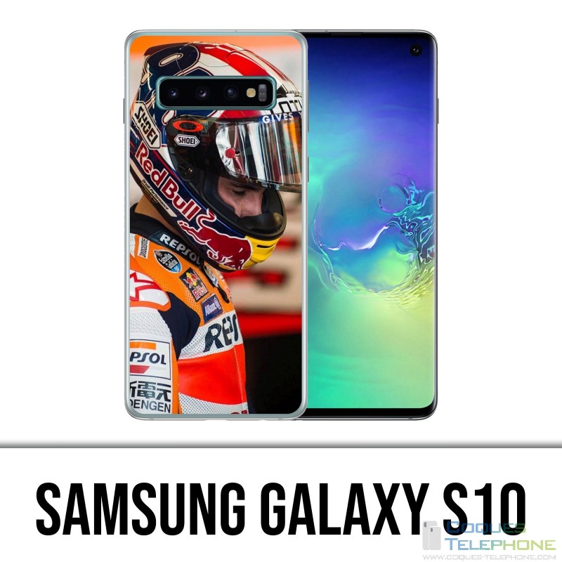 Coque Samsung Galaxy S10 - Motogp Pilote Marquez