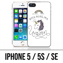 IPhone 5 / 5S / SE Hülle - Bitch Please Unicorn Unicorn
