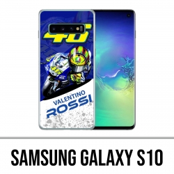 Coque Samsung Galaxy S10 - Motogp Rossi Cartoon