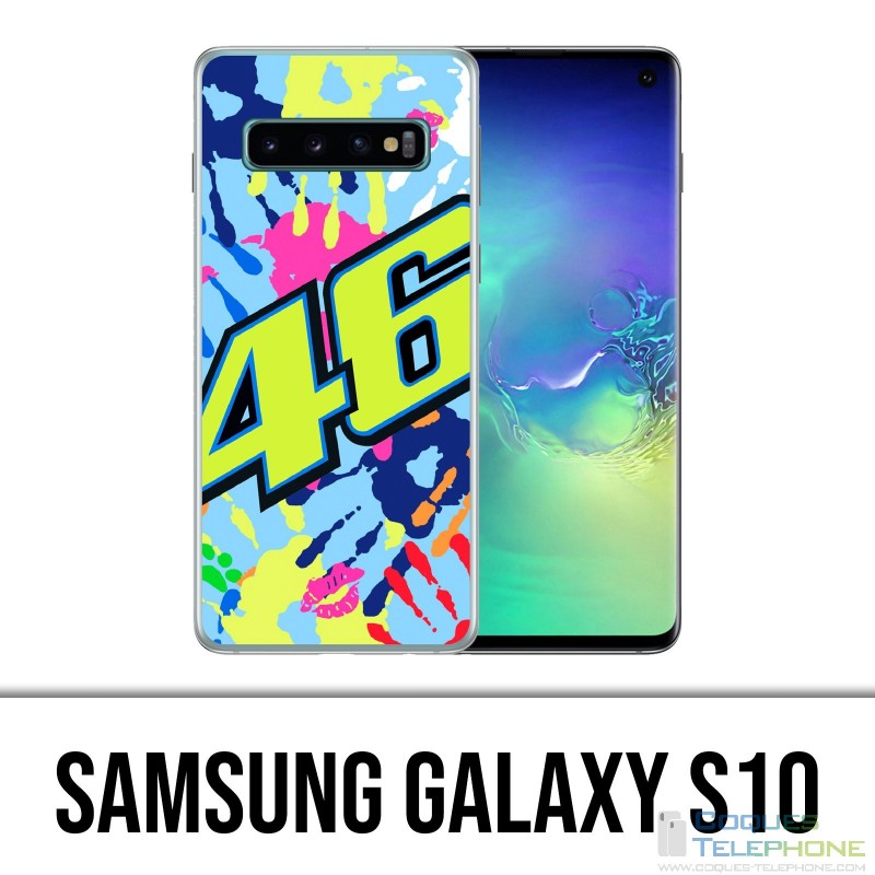 Coque Samsung Galaxy S10 - Motogp Rossi Misano